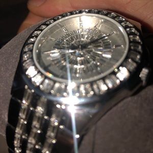 Bulova silver watch